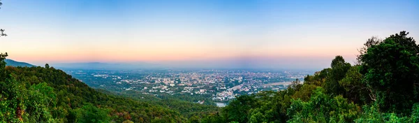 Panorama View Chiang Mai Cityscape Thailand — 图库照片