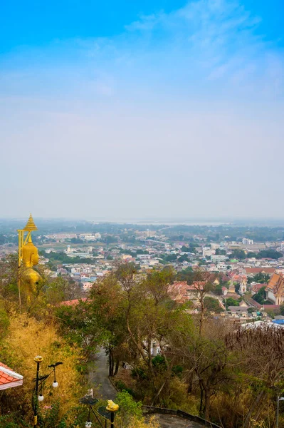 Aerial View Nakhon Sawan Cityscape Thailand —  Fotos de Stock
