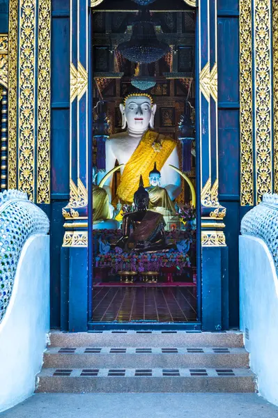 Chiang Mai Thailand April 2020 City Pillar Temple Wat Inthakhin —  Fotos de Stock