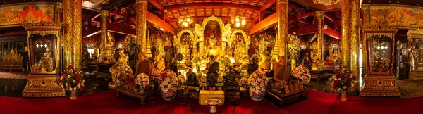 Chiang Mai Thailand Március 2020 Panoráma Buddha Szobor Meg Wat — Stock Fotó