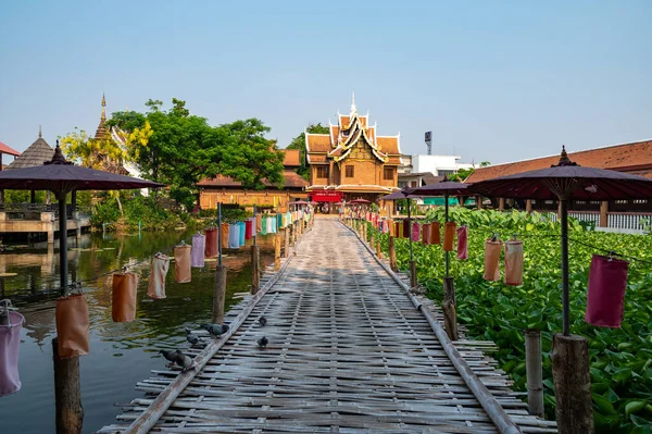Chiang Mai Thailand April 2020 Jedlin Temple Chiang Mai Province — Zdjęcie stockowe