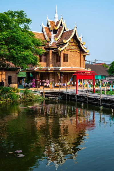 Jedlin Temple Chiang Mai Province Thailand — Stockfoto