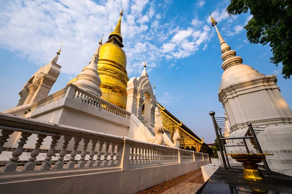 Wat Suan Dok Buppharam Temple Chiang Mai Province Thailand — Φωτογραφία Αρχείου
