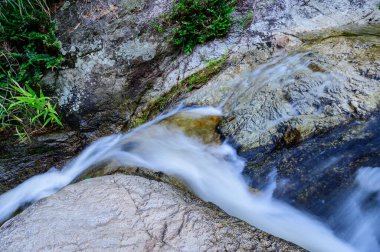 Water Flow in Huay Kaew Waterfall Chiang Mai Province, Thailand.