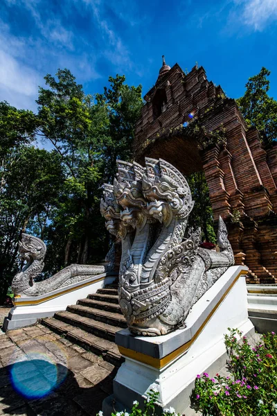 Templo Analyo Thipayaram Provincia Phayao Tailandia — Foto de Stock