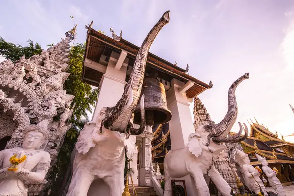Lanna Bell Tower San Yang Luang Temple Thailand — Stock Photo, Image