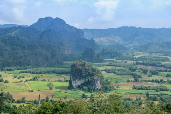 Mountain View at Phu Langka Viewpoint, Thailand.