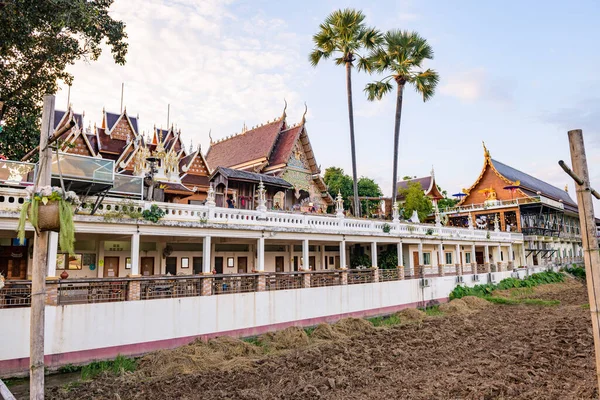 Nan Thailand November 2020 Landscape Thai Style Building Rice Fied — Photo