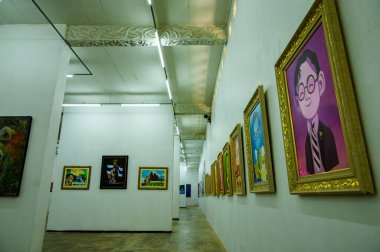 NAN, THAILAND - November 5, 2020 : Nan Riverside Art Gallery in Tha Wang Pha District, Thailand.