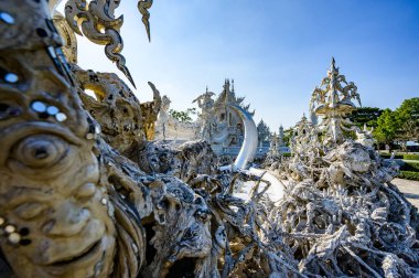 Wat Rong Khun or White Temple in Chiang Rai Province, Chiang Rai Province.