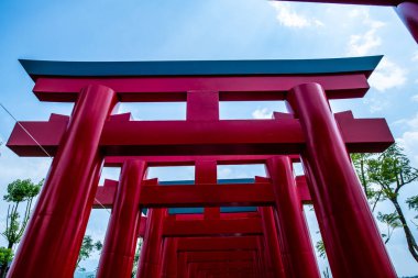 Hinoki topraklarındaki Torii tüneli, Tayland.