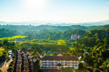 Mountain view in Chiang Rai province, Thailand.