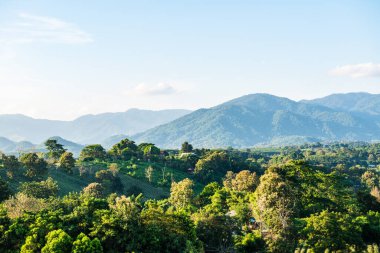Mountain view in Chiang Rai province, Thailand.