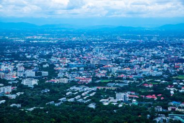 Chiangmai şehir manzarası, Tayland.