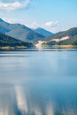 Mountain with Mae Kuang Udom Thara dam, Thailand