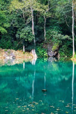 Khun Num Morakod pool in Tham Luang Khun Nam Nang Non national park, Thailand.