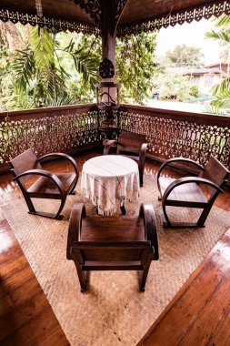 Khum Vongburi binasındaki masa, Tayland.