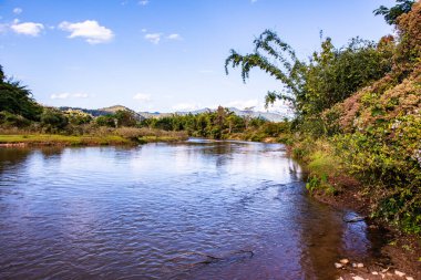 The river in Mueang Khong district, Thailand.