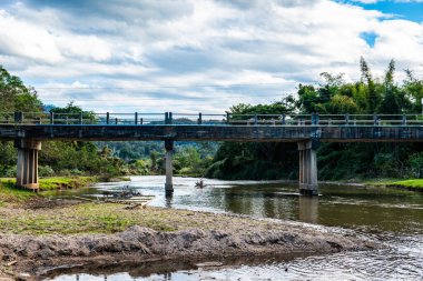 The river in Mueang Khong district, Thailand.