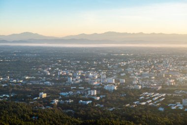 Chiang Mai city in the early morning, Thailand.