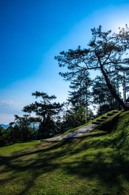 Mountain view at Doi Kiew Lom view point in Huai Nam Dang national park, Thailand.