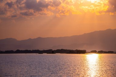 Kwan Phayao lake in the winter, Thailand.