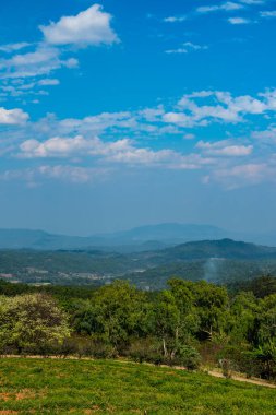 Landscape view in Khun Wang royal project, Thailand.