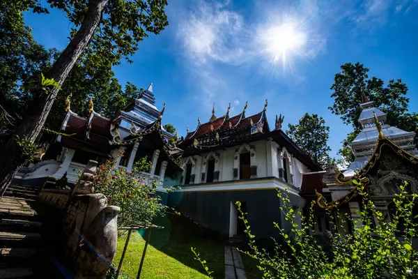 Hermoso Paisaje Del Templo Analyo Thipayaram Tailandia —  Fotos de Stock