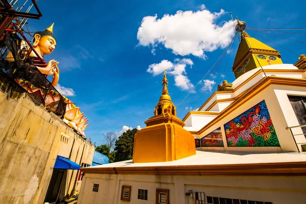 Schönes Gebäude Asorm Phrom Thada Budtha Sathan Thailand — Stockfoto
