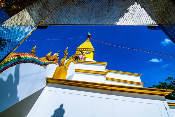 Piękny Budynek Asorm Phrom Thada Budtha Sathan Tajlandia — Zdjęcie stockowe