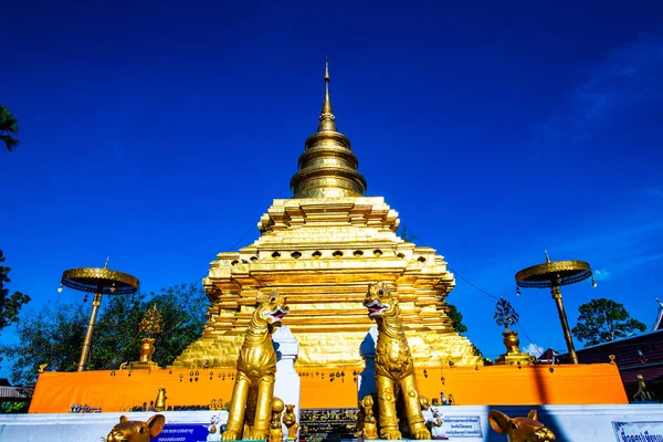 Phra Chom Thong Worawihan Chrám Provincii Chiangmai Thajsko — Stock fotografie
