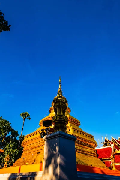 Phra Chom Thong Worawihan Temple Chiangmai Province Thailand — Stock Photo, Image
