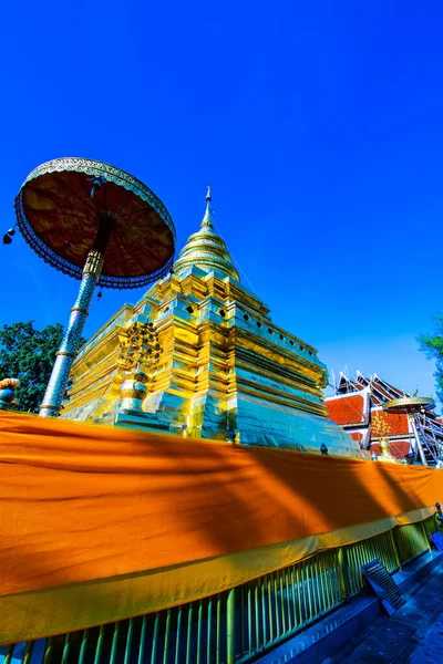 Phra Chom Thong Worawihan Templo Provincia Chiangmai Tailandia — Foto de Stock