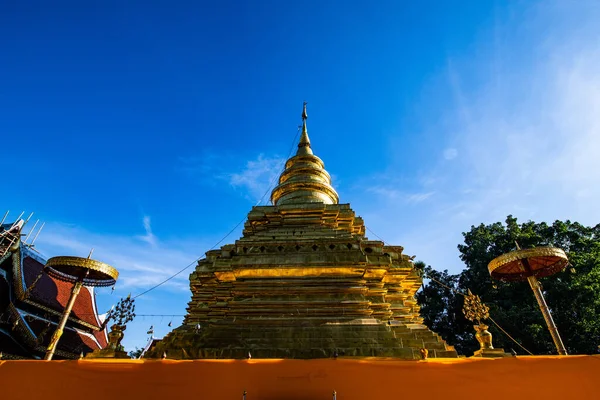 Phra Chom Thong Worawihan Temple Провинции Чиангмай Таиланд — стоковое фото