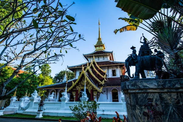 Храм Ватфадарабхиром Провинции Чиангмай Таиланд — стоковое фото