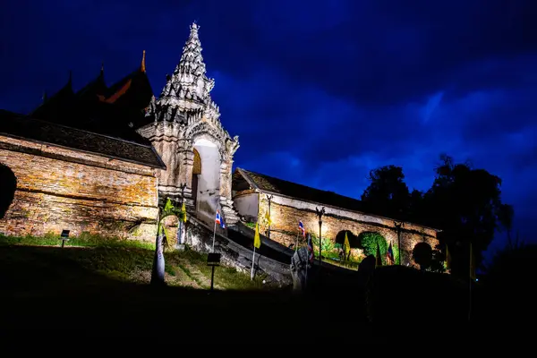 Phra Thad Lampang Luang Temple Night Thailand — Photo