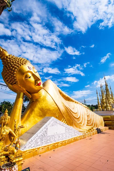 Reclining Buddha Statue Pong Sunan Temple Thailand — 스톡 사진