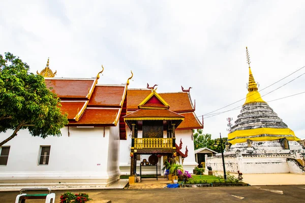 Vecchia Chiesa Nel Tempio Wat Laung Thailandia — Foto Stock