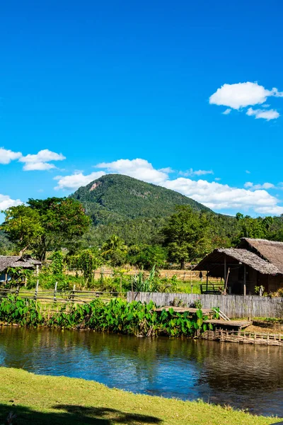 Small Canal Mountain Mueang Khong District Thailand — Foto de Stock