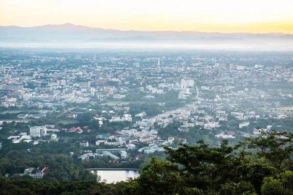 Chiang Mai Πόλη Νωρίς Πρωί Ταϊλάνδη — Φωτογραφία Αρχείου