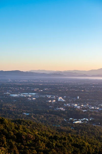 stock image Chiang Mai city in the early morning, Thailand.