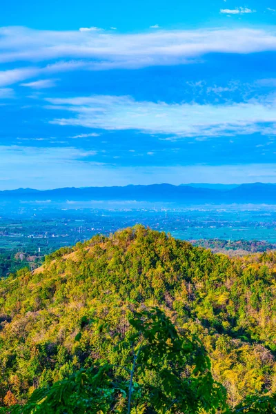 Widok Góry Kraju Prowincji Phrae Tajlandia — Zdjęcie stockowe