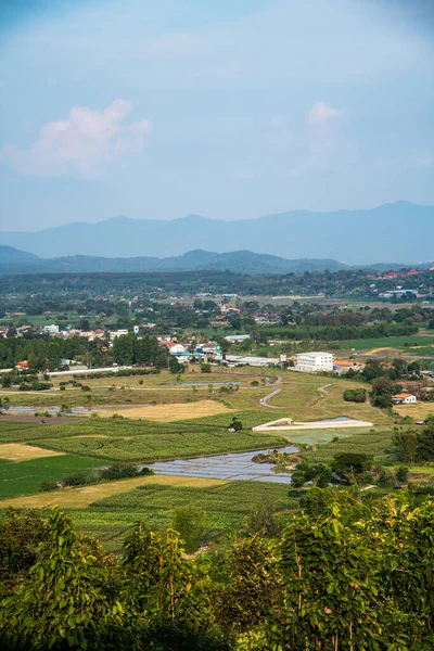 stock image The country view of Wiang Papao district, Thailand.