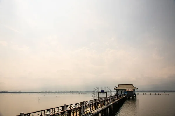 Lago Kwan Phayao Invierno Tailandia — Foto de Stock