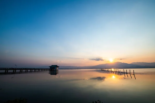 Kwan Phayao Lake Winter Thailand — 图库照片