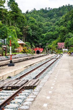 Tayland, Lamphun 'daki Khun Tan tren istasyonu..
