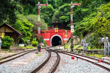 Tayland, Lamphun 'daki Khun Tan tren istasyonu..