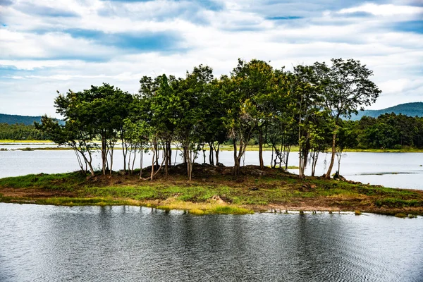 Landscape View Mae Puem Reseroir Thailand — стокове фото