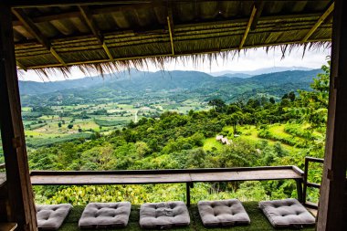 Phayao, Tayland 'daki Phu Langka bakış açısı.