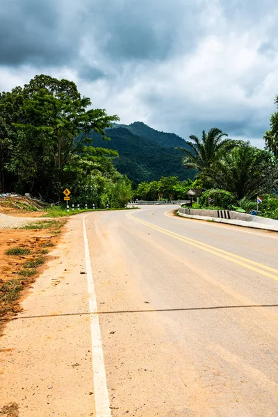 Estrada Montanha Tailândia — Fotografia de Stock